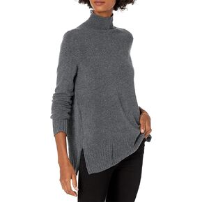 Goodthreads Women's Mid-Gauge Stretch Funnel Neck Sweater