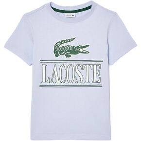 Lacoste Boys' Short Sleeve Large Croc Graphic T-Shirt