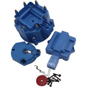 Performance Blue Male HEI Distributor Cap & Rotor Replacement Kits Fits for SBC BBC 305 350 454