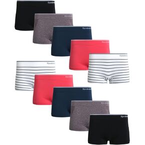 ملابس داخلية قصيرة للأولاد من ريبوك - 10 قطع سراويل داخلية قصيرة قابلة للتمدد - ملابس داخلية بدون خياطة للنساء (S-XXL) in Kuwait