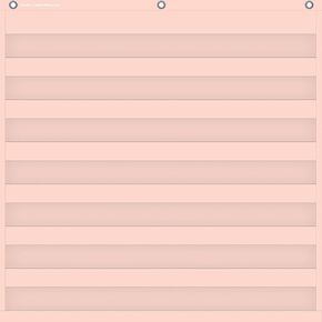 Teacher Created Resources Blush 7 Pocket Chart (28" x 28") (TCR20102)