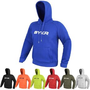 Motorcycle Hoodie for Men & Women Biker Motorcycle Jackets Breathable Motorbike Riding Sweatshirt All Weather CE Armored