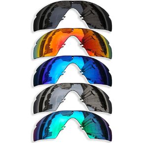 5 Pieces Polarized Replacement Lenses for Oakley Si Ballistic M Frame 2.0 Sunglasses, Anti-Scratch and Impact Resistant