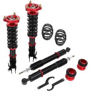 Coilover ECCPP مناسب لـ Acura لـ CSX 2006-2011، لهوندا لـ Civic 2006-2011 كويلوفيرس تعليق الدعامات ارتفاع قابل للتعديل مجموعة خفض مجموعة امتصاص الصدمات