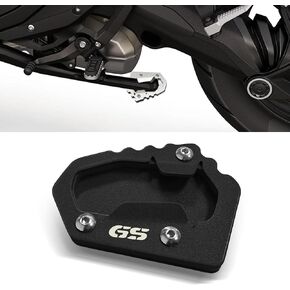 For R1300GS R 1300 GS 2023-2024 Motorcycle Accessories Aluminum Kickstand Foot Side Stand Extension Pad Support r1300gs Kickstand Pad (black R1300GS)