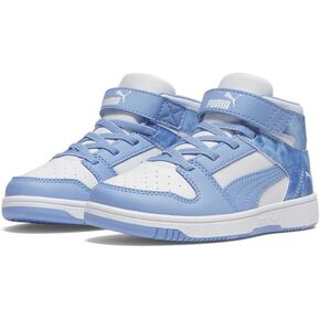 PUMA Rebound Layup Nubuck Mountain Park Hook-and-Loop Preschool (Little Kid) Black Black 2.5 Little Kid M
