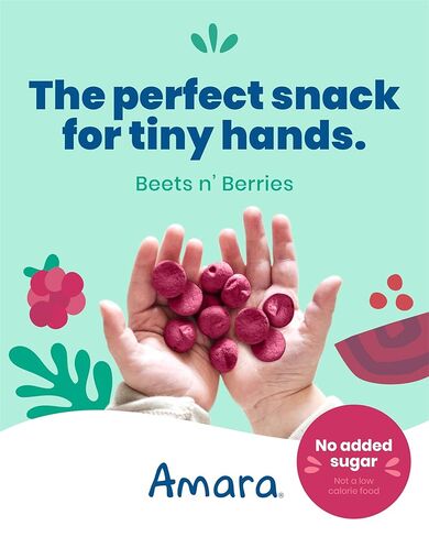 Amara Smoothie Melts - Mighty Sweet Greens - Baby Snacks Made With Fruits and Vegetables - Healthy Toddler Snacks For Your Kids Lunch Box - Organic Plant Based Yogurt Melts - 6 Resealable Bags in Kuwait