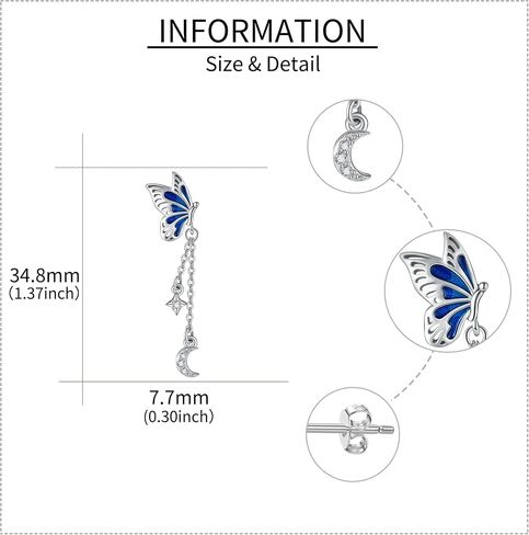 Cow Earrings S925 Sterling Silver Cow Dangle Earrings Cow Jewelry Gifts for Women Girls in Kuwait