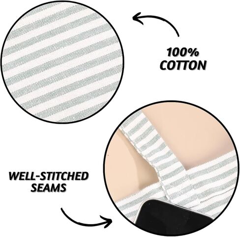 Folkulture Beach Bag For Women | 17 x 14 Inch - 100% Cotton Beach Tote Bag With Zipper, Large Woven Pool Bag, Cute Travel Beach Bag or Packable Canvas Beach Bag | Beach Accessories (Vibes Black) in Kuwait