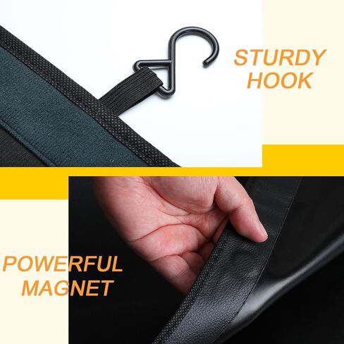 Car SUV Fender Covers for Mechanics Large Size Dual Layer Protection Car Fender Protector for mechanics, Magnetic Vehicle Work Mat Repair Accessories (3 Pack) (Slender Version, Large) in Saudi Arabia