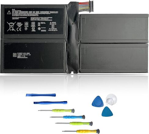 بطارية لوحة المفاتيح ASODI G3HTA040H G3HTA041H 62.2Wh متوافقة مع Microsoft Surface Book 2 مقاس 15 بوصة طراز 1793 سلسلة قاعدة الأداء 11.36 فولت 5473 مللي أمبير في الساعة - مع أدوات in Saudi Arabia