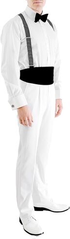 Men’s Regular Fit Peak Lapel Tailcoat Tuxedo Suit with Tux Pants & Tail Coat in Kuwait