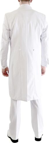 Men’s Regular Fit Peak Lapel Tailcoat Tuxedo Suit with Tux Pants & Tail Coat in Kuwait