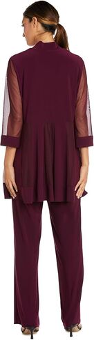 R&M Richards Women's Beaded Neck 2 Piece Pant Set in Saudi Arabia