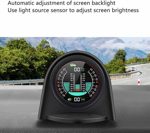 HUD رئيس عرض Qiilu سيارة الرقمية الميل مستوى الميل مقياس HUD زاوية المنحدر متر عالية الدقة للمركبات على الطرق الوعرة in Saudi Arabia