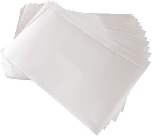 (240 Pack) BEUYI Clear 9.5'' x 6.7'' Packing List Envelopes, Adhesive Shipping Label Pouches/Sleeves, Easily Fits Half of Letter-Size Paper in Saudi Arabia