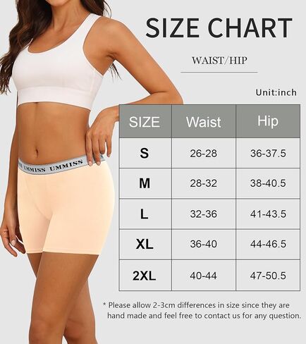 ملابس داخلية نسائية من UMMISS، سراويل داخلية قصيرة للأولاد، ملابس داخلية قطنية ناعمة قابلة للتمدد ومضادة للغضب، سراويل داخلية للسيدات من 3 قطع in Kuwait