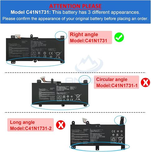 ANTIEE C41N1731 Battery for Asus ROG Strix Scar II G715 G715G G715GV G715GW GL704 GL704G GL704GS GL704GM GL704GV GL704GW G715GV-EV043R G715GW-EV084T GL704GM-EV027T GL704GV-EV013T GL704GM-EV021T EV052T in Saudi Arabia