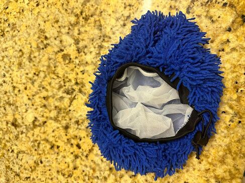 Scratch-Free Car Wash Brush Mop Head Cover, Blue, 11 x 11 inches in Saudi Arabia