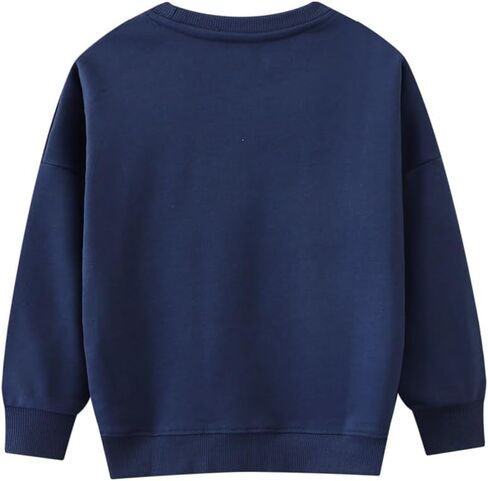 FreeLu Girls Cotton Pullover Sweatshirts Kids Cute Cartoon Printed Crewneck Tops in Saudi Arabia