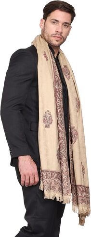Men's Woven Poly Wool Blend Gents Shawls, Muffler, Stoles for Men in Kuwait