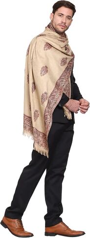 Men's Woven Poly Wool Blend Gents Shawls, Muffler, Stoles for Men in Kuwait