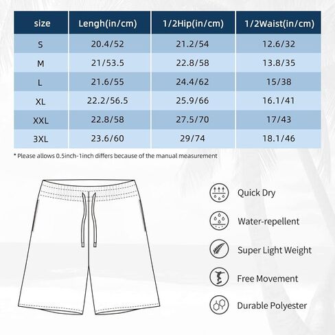 شورت سباحة رجالي سريع الجفاف مع بطانة شبكية قابلة للتنفس للرجال سراويل الشاطئ ملابس السباحة لباس السباحة in Kuwait