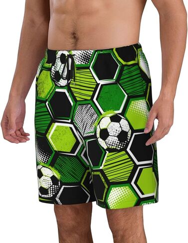 شورت سباحة رجالي سريع الجفاف مع بطانة شبكية قابلة للتنفس للرجال سراويل الشاطئ ملابس السباحة لباس السباحة in Kuwait