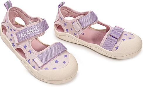 TARANIS Boy and Girl Toddler Summer Sandals Lightweight Summer Sandals Closed-Toe Stars Shoes with Hook and Loop in Saudi Arabia
