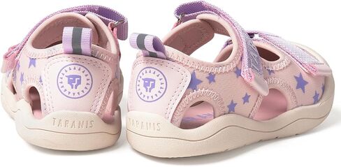 TARANIS Boy and Girl Toddler Summer Sandals Lightweight Summer Sandals Closed-Toe Stars Shoes with Hook and Loop in Saudi Arabia