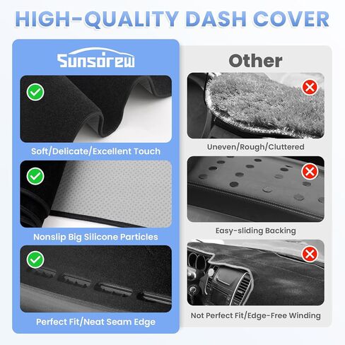 Dash Cover for 2024 2023 2022 Toyota Tundra Dashboard Cover Mat for Tundra Accessories Sun Shade Tundra Suede Dash Mat Nonslip Mesh Protector No Glare in Saudi Arabia