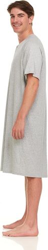 Mens Nightshirt - Short Sleeve Lounge, Sleep Shirt - Mens Sleeping Top in Saudi Arabia