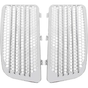 Radiator Grille Cover Lower Engine Cooler Guard Kit for Harley Touring Street Glide Electra Glide Road Glide Tri Glide Road King FLHTK FLHTKL FLTRU FLTRUSE FLHXSE 2014-2023, Black