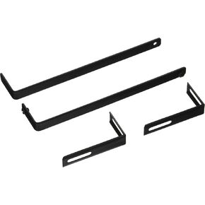 Lorell LLR80674 Metal Partition Hangers, Black