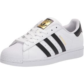 adidas Originals Men's Superstar Sneaker, Black/Pulse Lime/White, 13