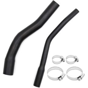52100131AD 52100132AB Fuel Fill Vent Hoses with 4 Clamps Fuel Filler Hose Replacement for Jeep Cherokee XJ 1997 1998 1999 2000 2001
