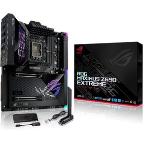 اسس لوحة ام للالعاب روج ماكسيموس Z690 (واي فاي 6E) LGA1700 (انتل الجيل 12) ATX تبريد مائي (PCIe 5.0، DDR5، 20+1 مراحل طاقة، لايف داش 2 انش OLED، 5xM.2، 2×ثاندربولت 4، منفذ PCIe 5.0 هايبر M.2 بطاقة in Kuwait