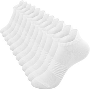 Women Thin Ankle Socks: 6 Pairs Wear with Sneakers Tennis Shoes - Cotton Athletic Socks