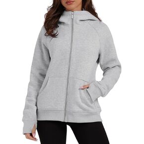 XIEERDUO Womens Zip Up Hoodies Sweatshirt Fleece Jackets 2024 Fall Fashion Outfits Winter Clothes