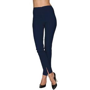 Mesmerize Pants with Front Ankle Slits and Front Zipper