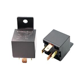 5 Pack 12V 40A 4-PIN SPST Automotive Relay,Car Relay,Auto Switches & Starters,Automotive Replacement Accessory Power Relays