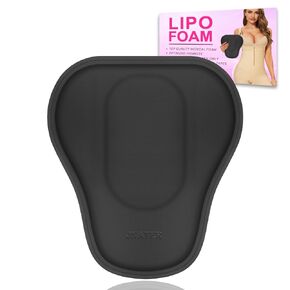 Ab Board Post Surgery Liposuction - Lipo Foam Ab Board, Abdominal Lipo Compression Board for Tummy Tuck & Liposuction Post Surgery Recovery, Tablas Post Operatorias Para Liposuccion(Black)