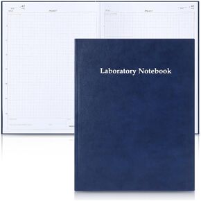 Lab Notebook Blue Laboratory Notebook 8.5 x 11.25 Inch Research Notebook for Science Students, Researchers, and Engineers High School, College, Graduate Research, or Independent Research