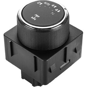 4WD Four Wheel Drive Switch Transfer Case Selector Switch - Compatible for GMC Sierra Yukon, for Chevrolet Avalanche Silverado Suburban Tahoe - Replace Part 25878425