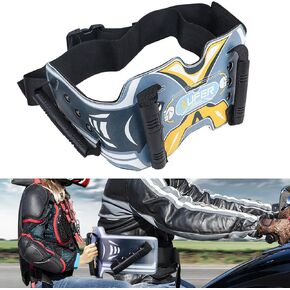 Motorcycle Rear Passenger Seat Grab Handle for Motorbike Backseat Grip Strap Travel Harness Kidney Belt