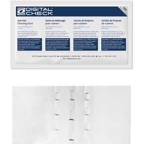 KICTeam - Waffletechnology® Cleaning Cards for Digital Check Scanners (15 Cards) - Digital Check Tested & Approved - Presaturated with WonderSolvent