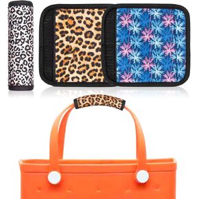 3PCS Handle Wrap for Bogg Bag Accessories Beach Bag Handle Protectors Tags Identifiers for Bogg Bag