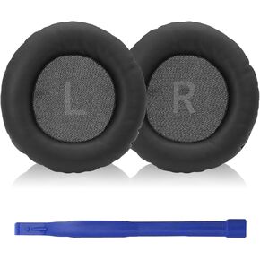Aiivioll-Replacement earpads, Replacement Ear Cushions, Ear Pads Cushion Cover, Compatible with AKG K240 K52 K72 K92 Headphones (Black)