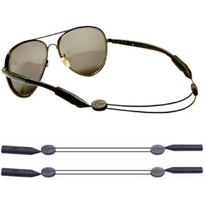 Sport Glasses Strap Glasses Strap Sunglasses Strap eyeglass strap for Men women kids 16Inch,Black) 2pcs