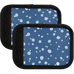 4 PC Luggage Handle Wrap Luggage Handle Covers Tags for Suitcase Bags Travel Luggage Handle Identifier Gripper Retro Flowers
